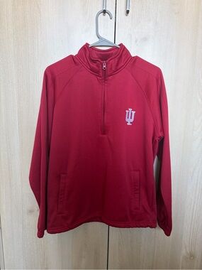 Indiana University Women’s Cardinal Quarter-Zip Pullover